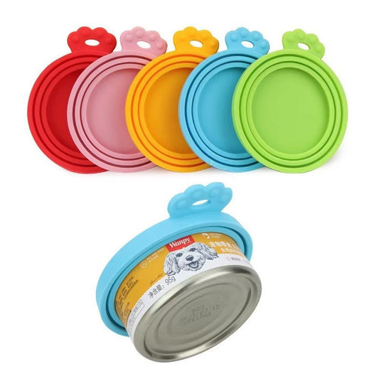 Silicone pet can lid